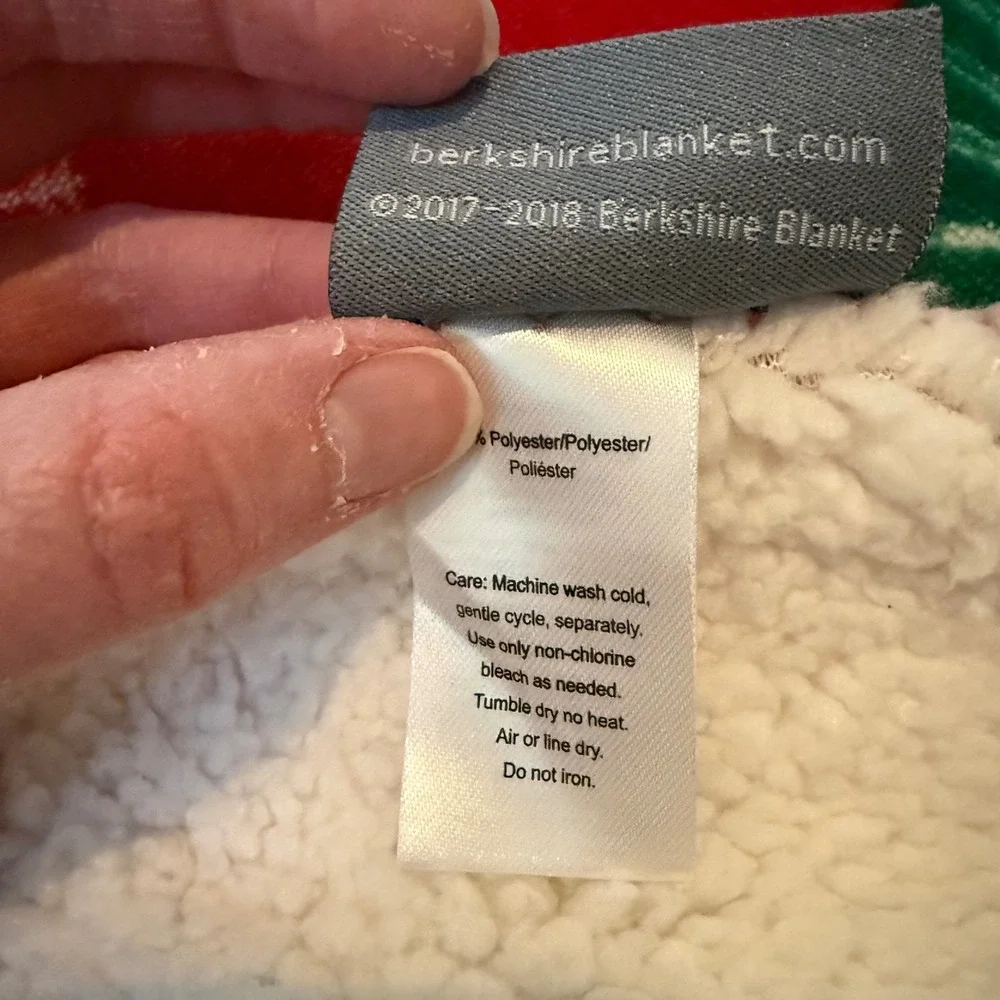 Berkshire Blanket French Bulldog Boston Terrier Ballerina Christmas Sherpa Dogs